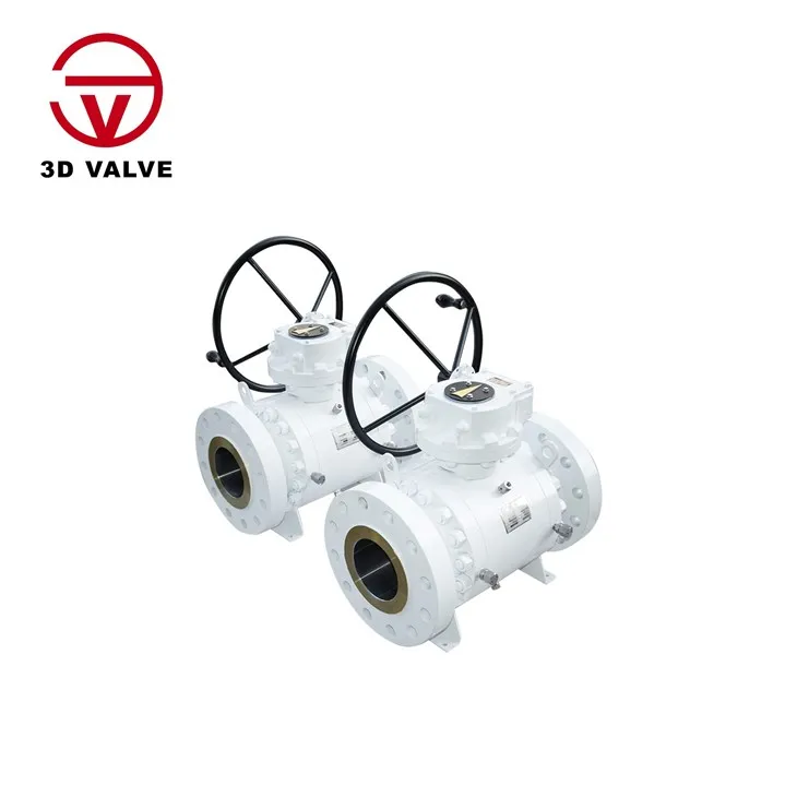 API 6D Trunnion Mounted Ball Valve – Offshore High-Pressure Flanged Design