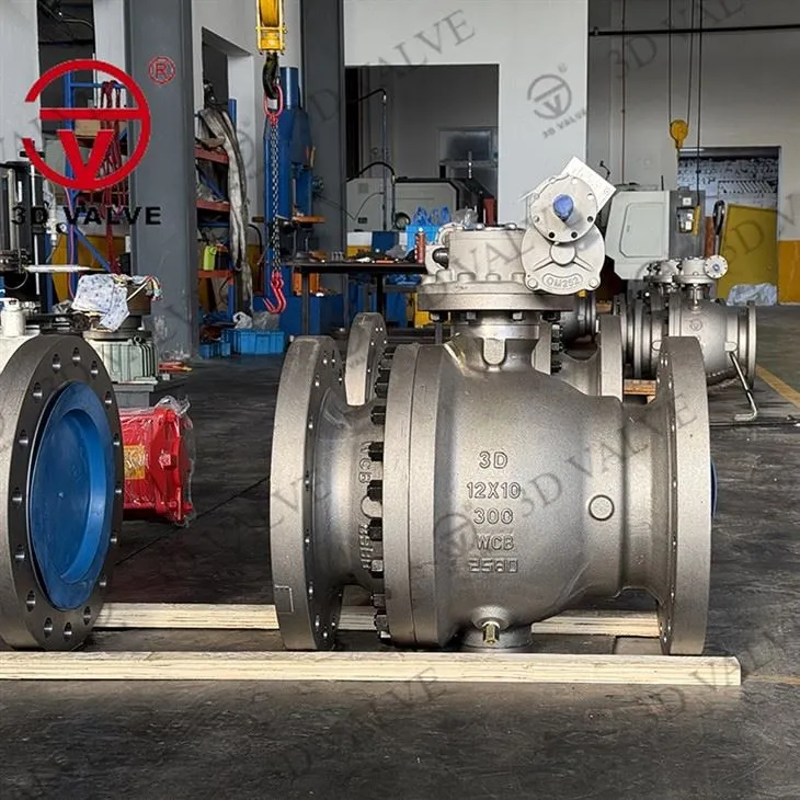 บอลวาล์วแบบยึด Trunnion แบบเจาะลดขนาด