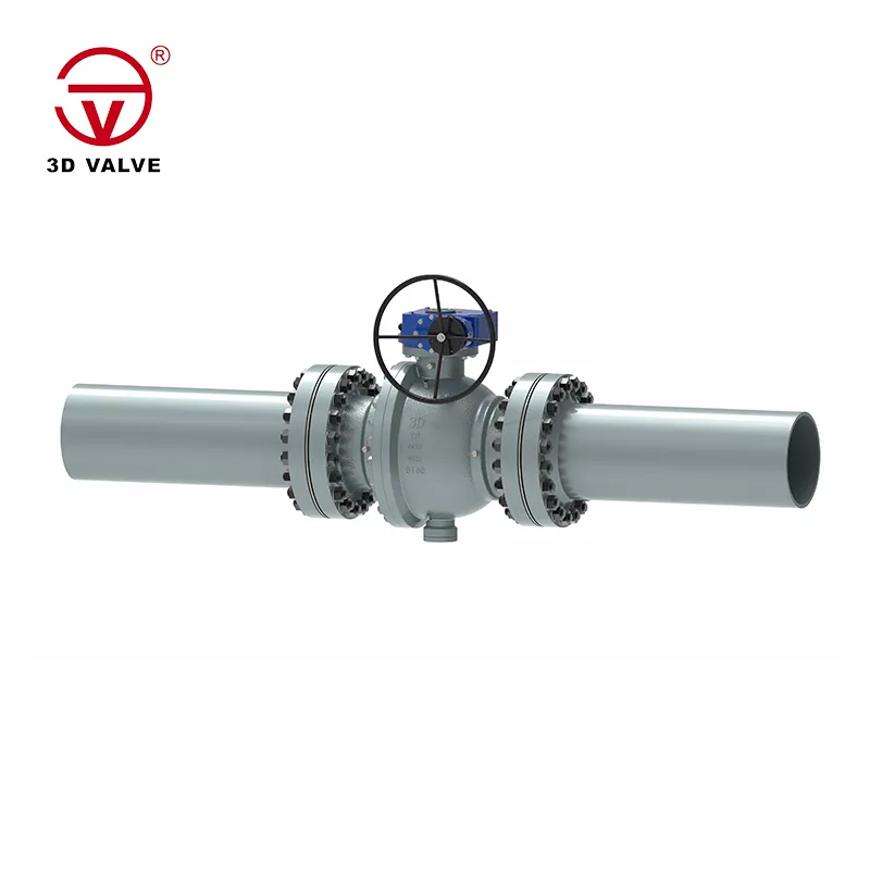 บอลวาล์วหน้าแปลนเหล็กหล่อแบบไปป์ไลน์