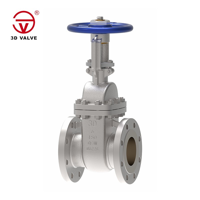 วาล์วประตูน้ำแบบแมนนวล ANSI สเตนเลส